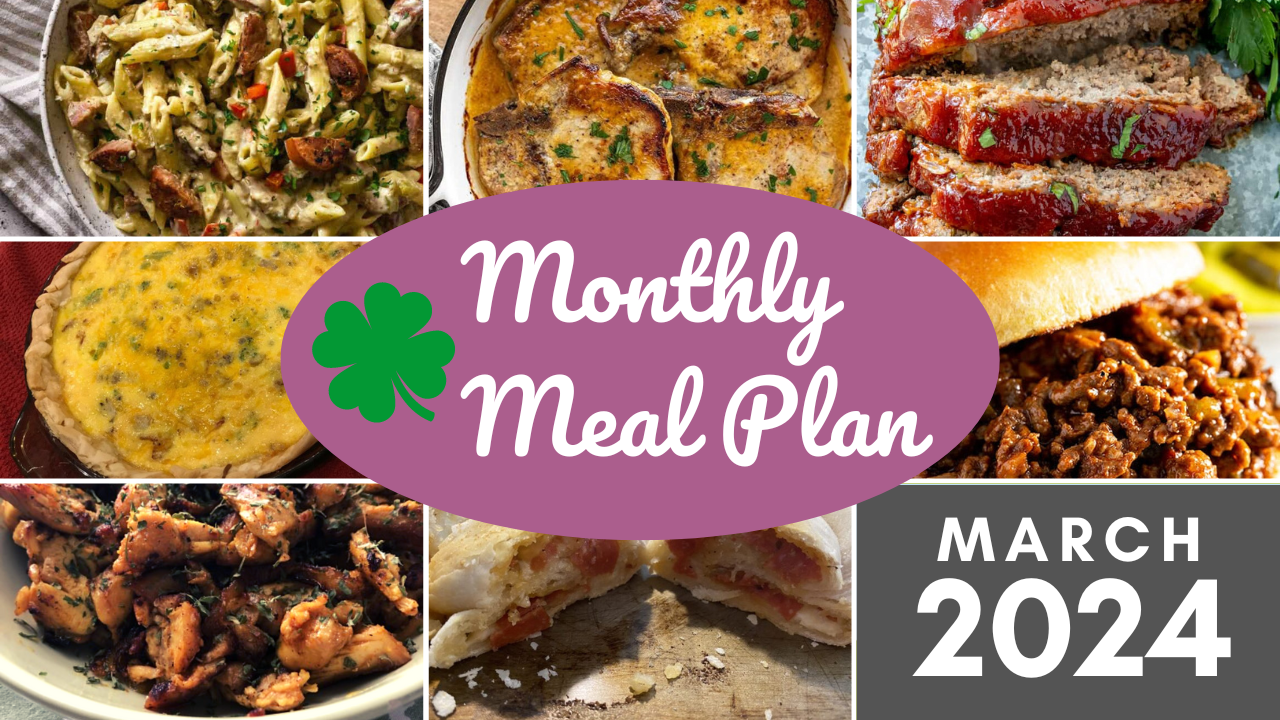 Southern Savers FREE March 2024 Monthly Meal Plan (Freezer/Pantry ...