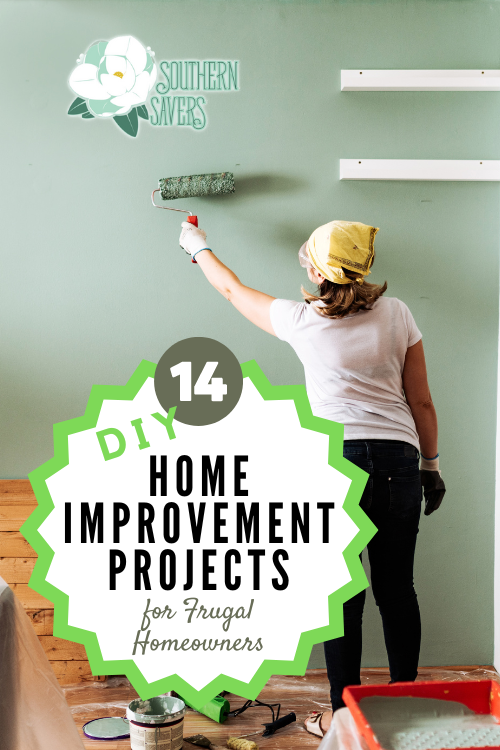 If you're in the mood for a house facelift but the budget is small, here are 14 DIY home improvement projects for frugal homeowners!