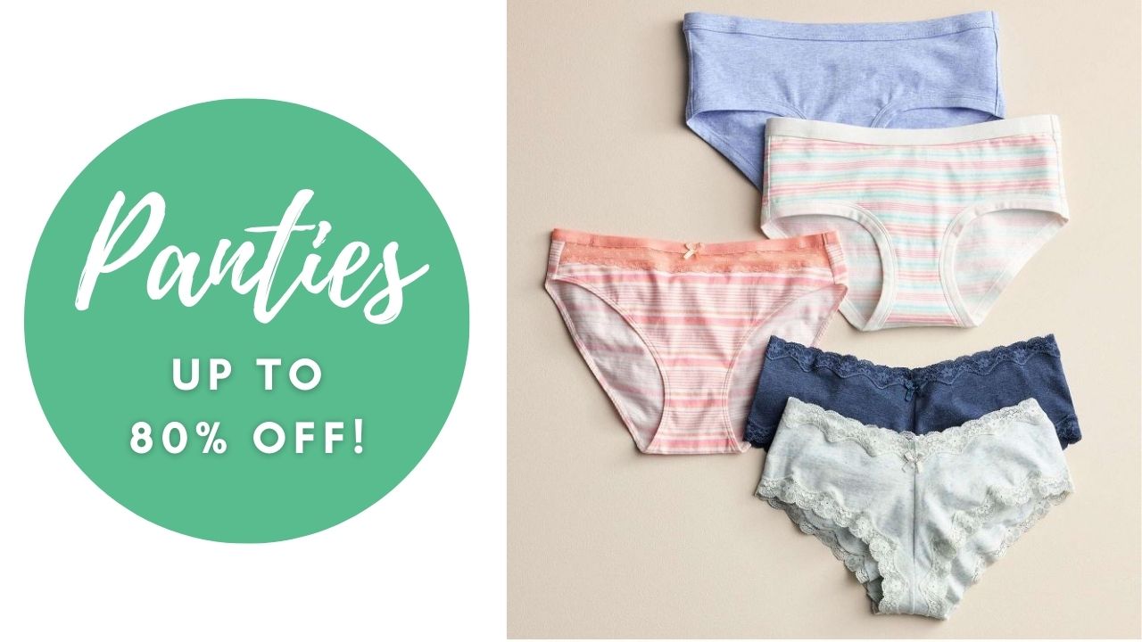 Kohl's Deal  Up to 80% Off Panties :: Southern Savers