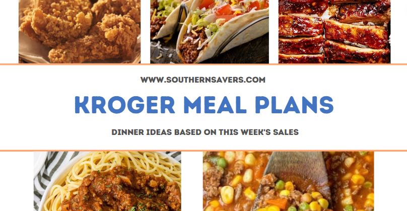 kroger meal plans