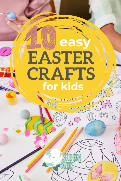 These 10 easy Easter crafts for kids can be used to spend a fun afternoon after school or to make something to decorate your home for the season!