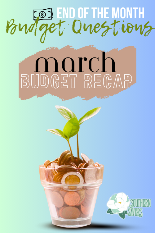 At the end of every month, I like to pause and look at the state of my finances to make sure I'm planning well. Do a March budget recap with me!