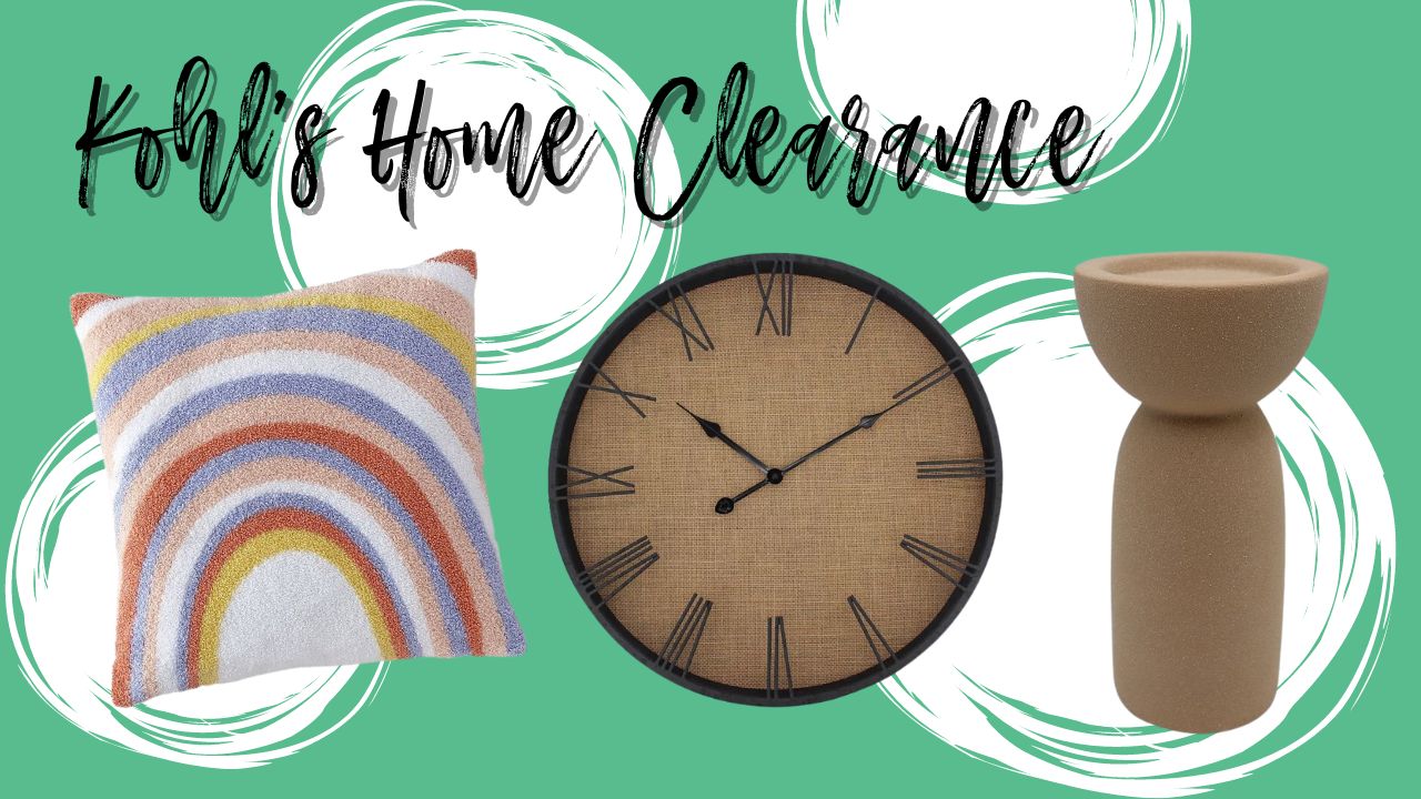Home Clearance Decor + Extra 20 Off + Kohl's Cash Back! Southern Savers