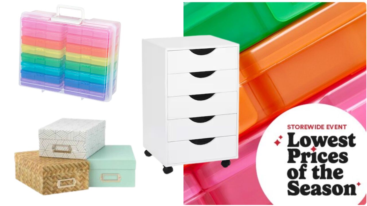 Michaels 40 Off All Simply Tidy Craft Storage Southern Savers