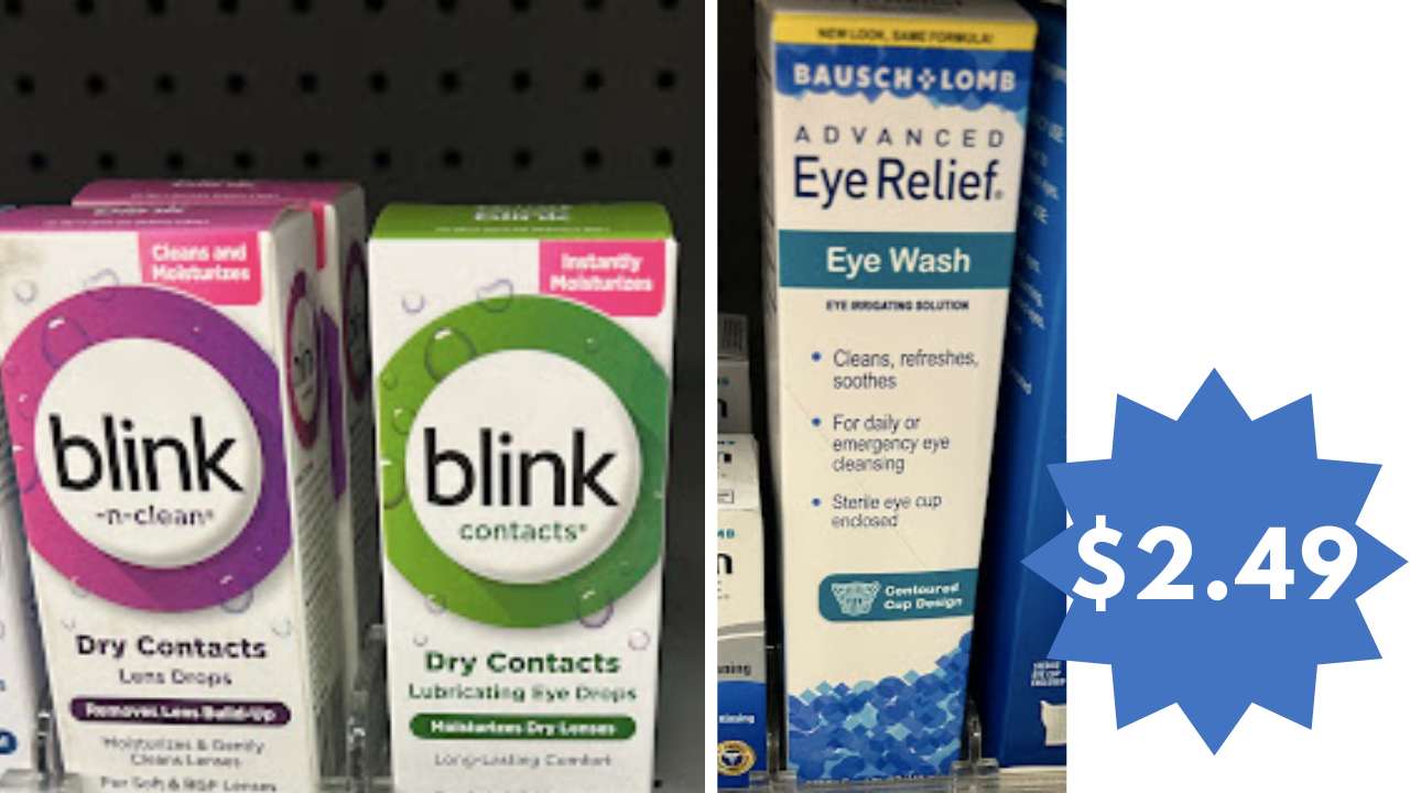 $5.49 Blink Contacts and $2.49 Bausch & Lomb Advanced Eye Relief :: Southern Savers $5.49 Blink Contacts and $2.49 Bausch & Lomb Advanced Eye Relief :: Southern Savers