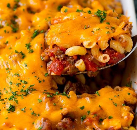 hambuger casserole