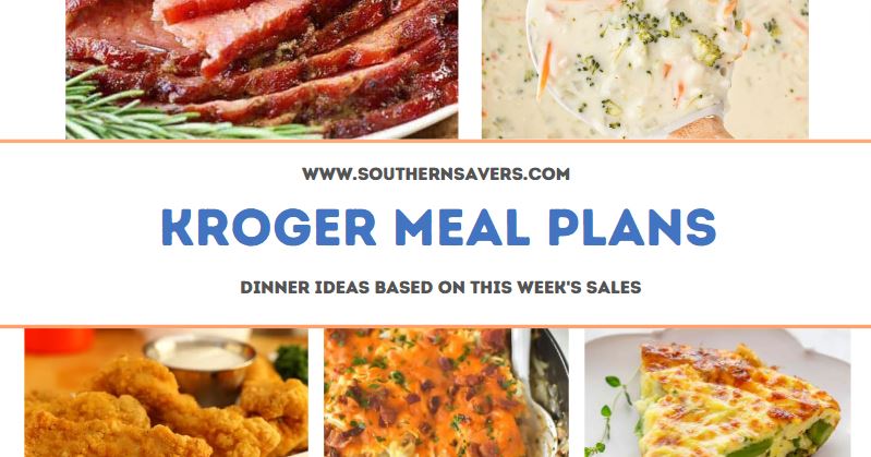 kroger meal plans