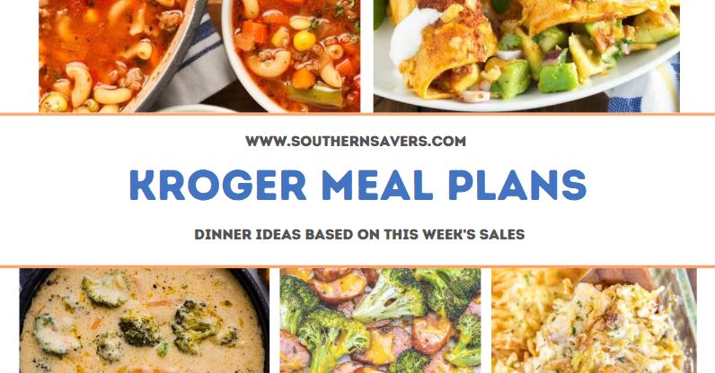 kroger meal plans