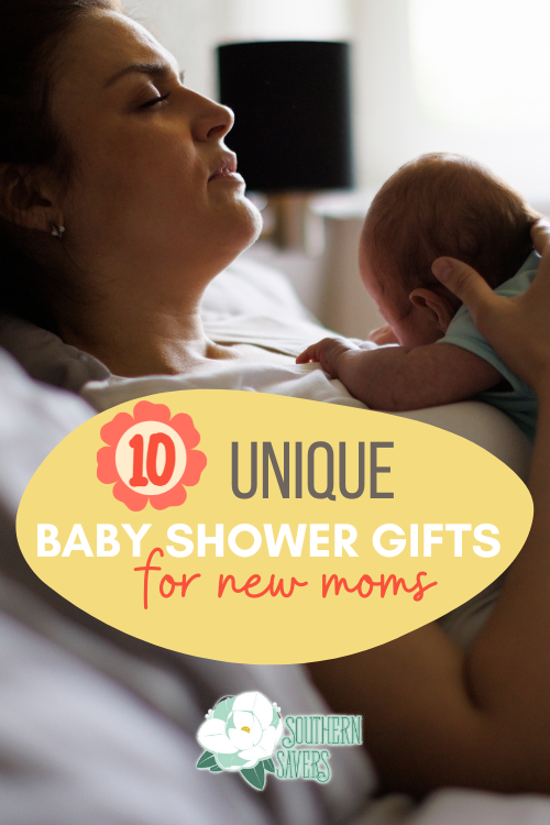 If you've been invited to a baby shower, consider a gift specfically for the mother to be as well! Here are 10 unique baby shower gifts for new moms.