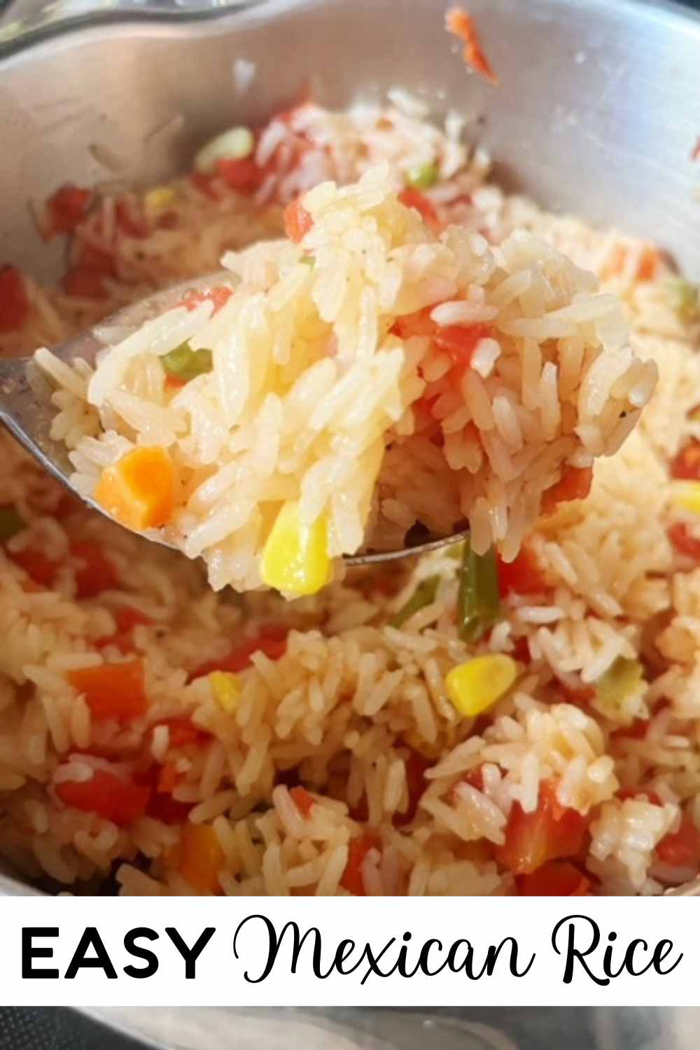 Make this easy Mexican rice during your next taco night! Combine rice with some Rotel, broth, and spices and you've got a great savory side dish.