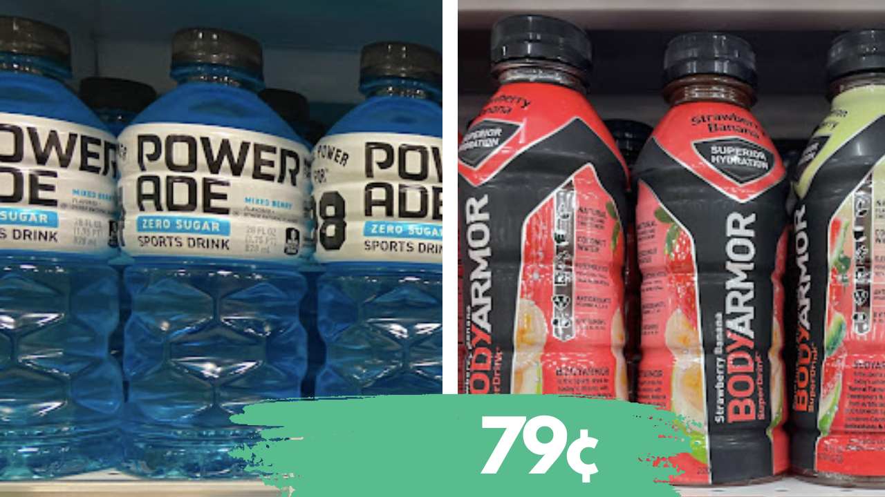 79¢ Powerade & Body Armor Sports Drinks at Kroger Southern Savers