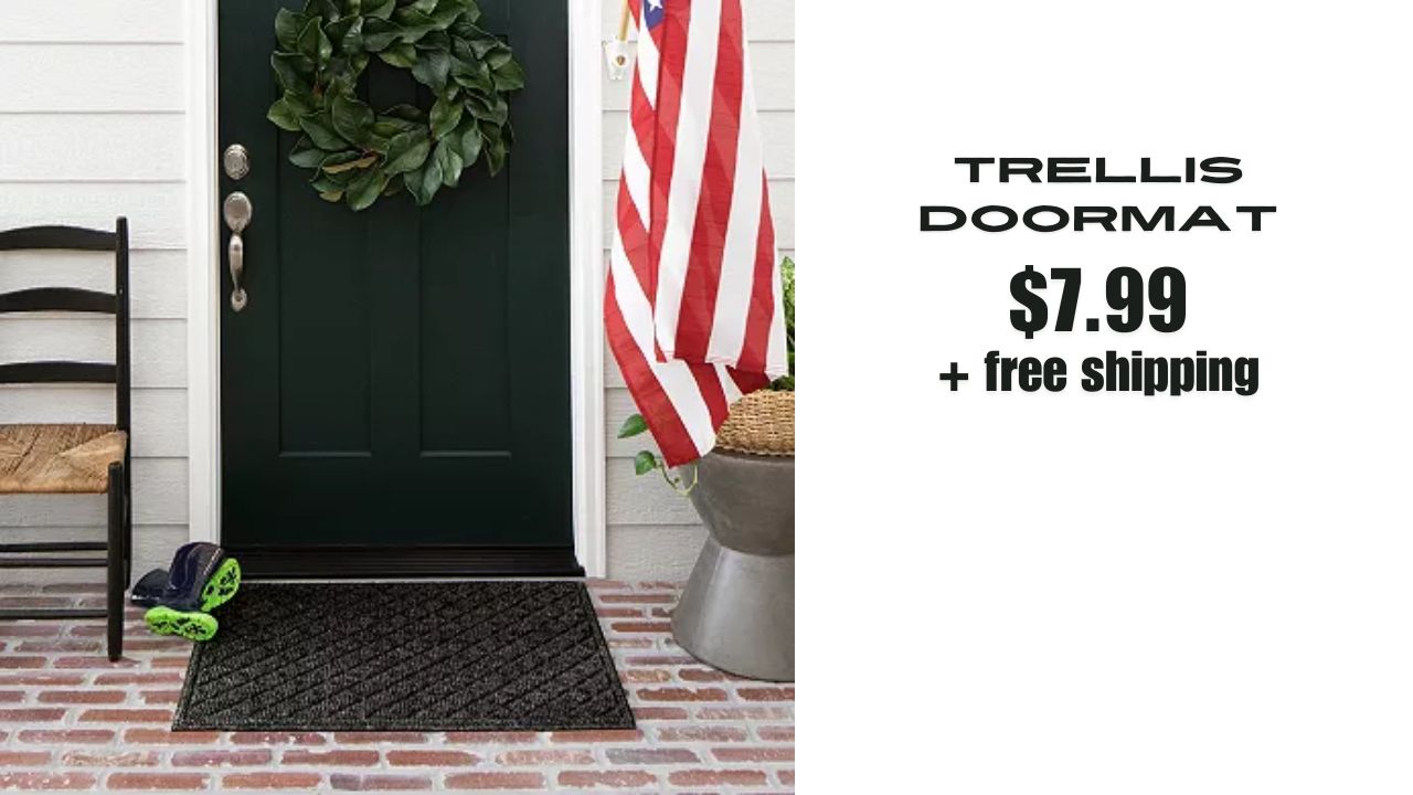 Kohl's Sonoma Goods Trellis Doormat 7.99 + Free Shipping No Minimum