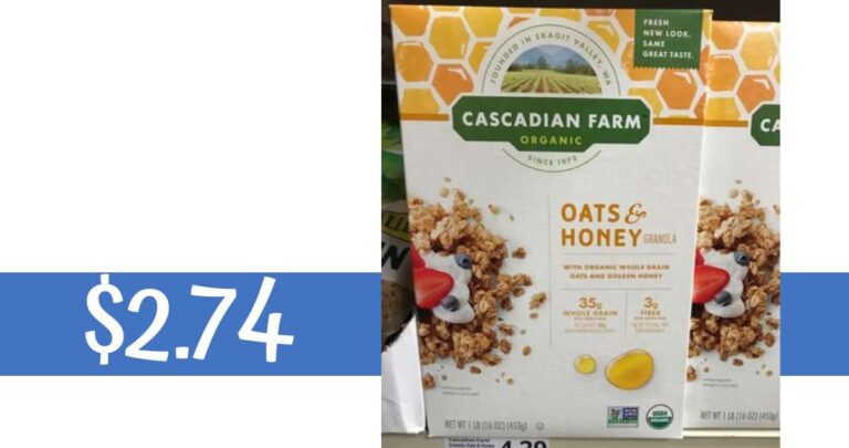 $2.74 Cascadian Farm Organic Cereal at Publix :: Southern Savers