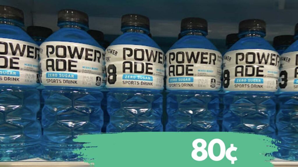 80¢ Powerade Sports Drinks at Publix Southern Savers