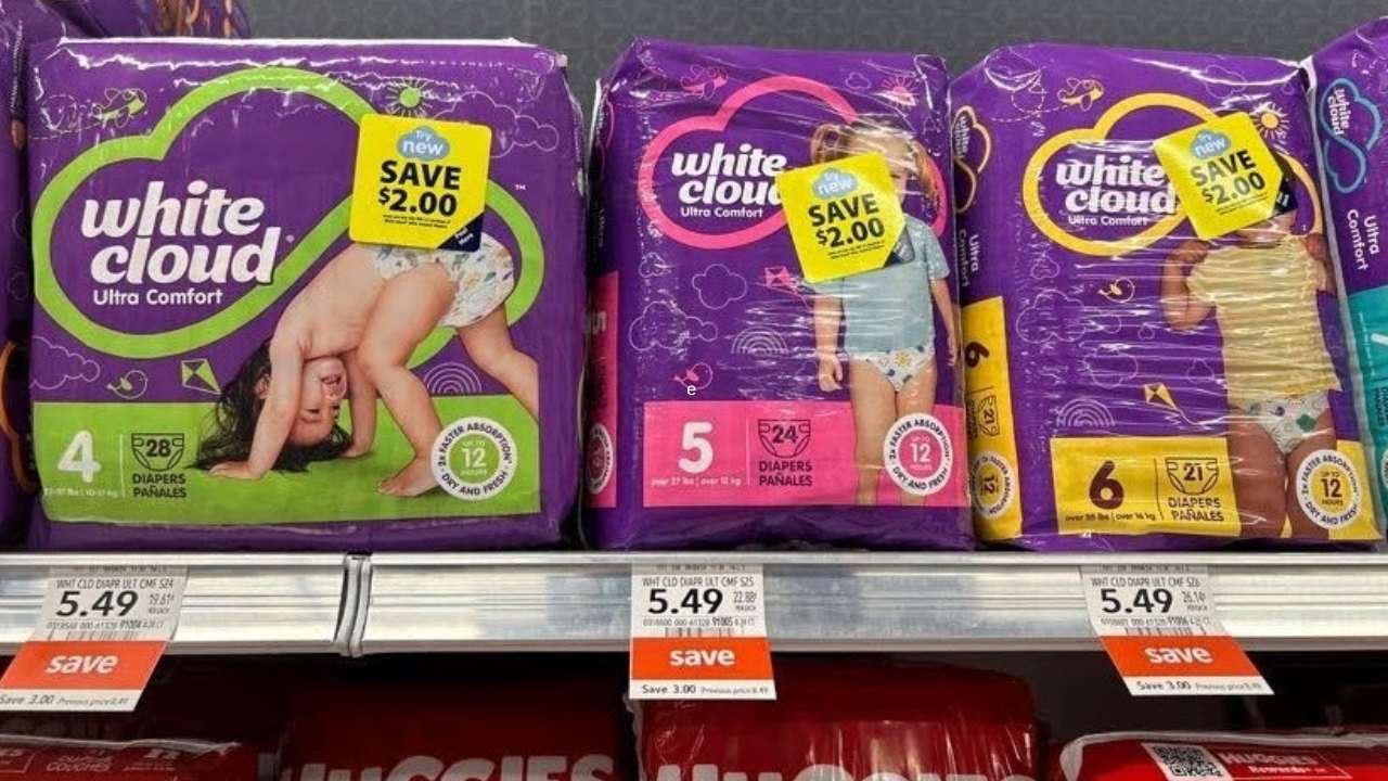 $3.49 White Cloud Diapers Jumbo Packs (reg. $8.49) :: Southern Savers