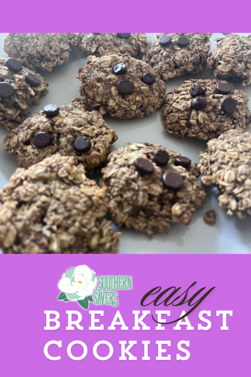 These breakfast cookies mix up in a flash and use ingredients you probably have on hand—oats, peanut butter, and bananas! 