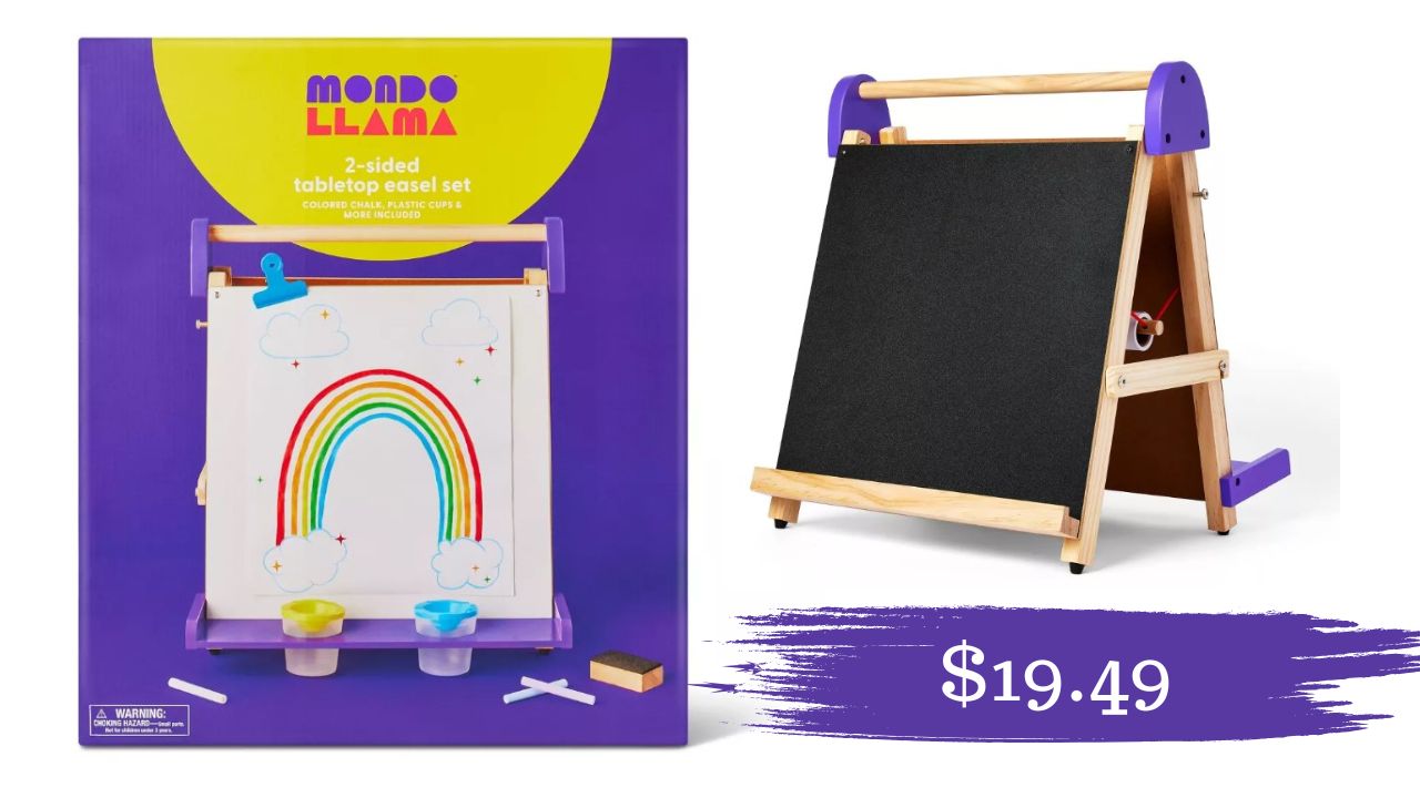 Target Mondo Llama Table Top Easel Kit 19.49 (reg. 30) Southern
