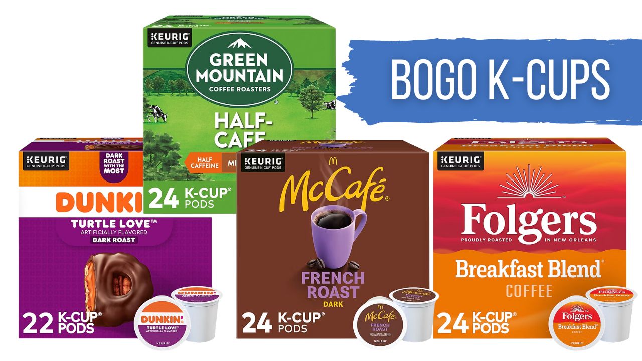 BOGO KCups at Staples Southern Savers