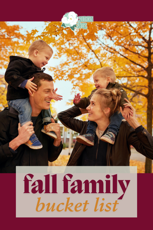 Add some fun and variety to your routine with this fall family bucket list. Here are 30+ ideas to get you started, plus dream up some more of your own!