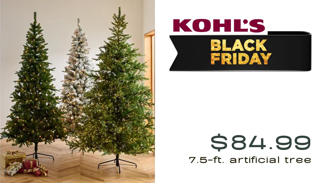 Kohl's 84.99 National Tree Company 7.5Ft Artificial Christmas Tree