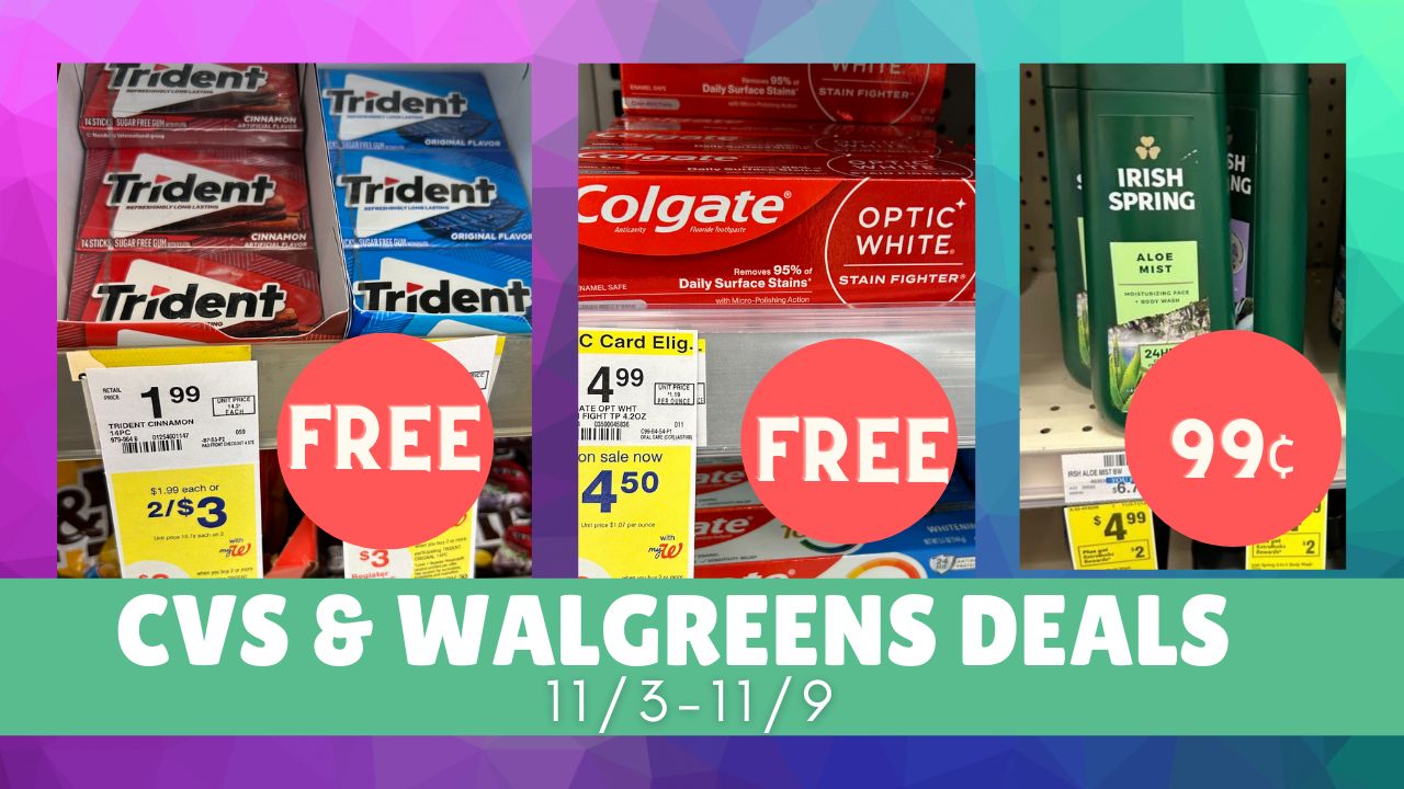 Video Top CVS & Walgreens Deals 11/311/9 Southern Savers