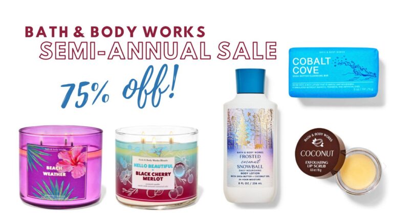 Bath & Body Works Sale | 75% Off 100+ Items :: Southern Savers