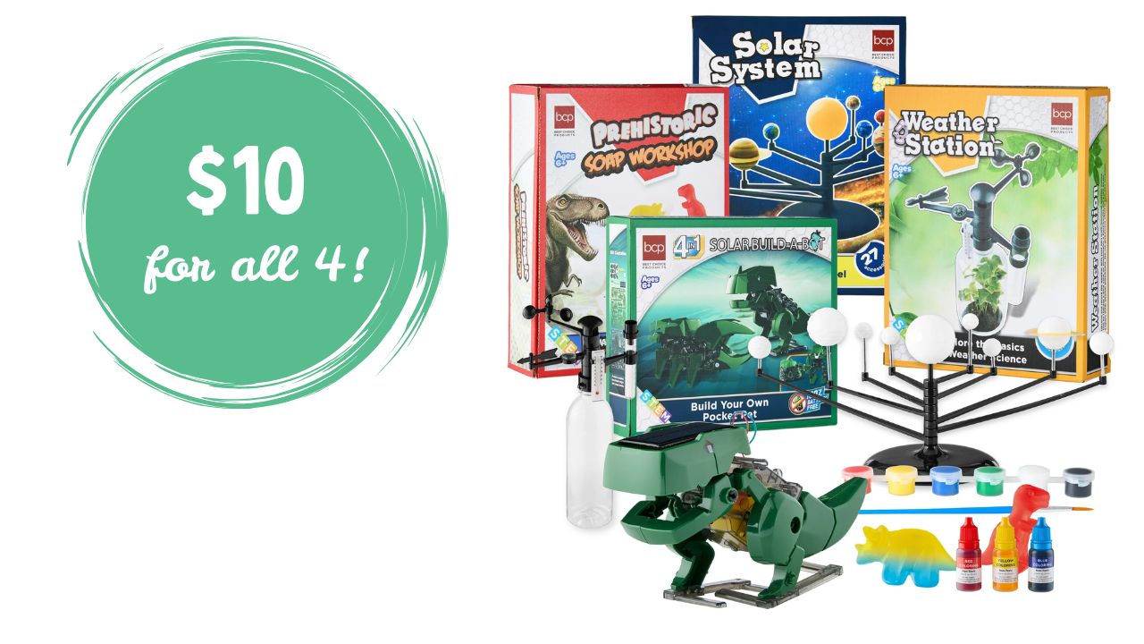 Get 4 STEM Kits for Just $10 (reg. $43)!! :: Southern Savers