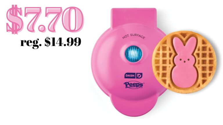 Amazon | Dash x Peeps Mini Waffle Maker for Just $7.70! :: Southern Savers