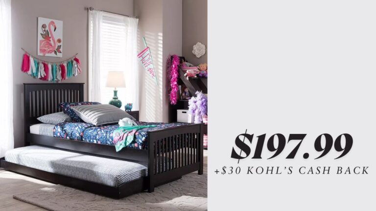 Kohl's Twin Platform and Trundle Bed | $162.99 After Kohl's Cash Back ...