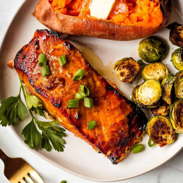 grilled salmon
