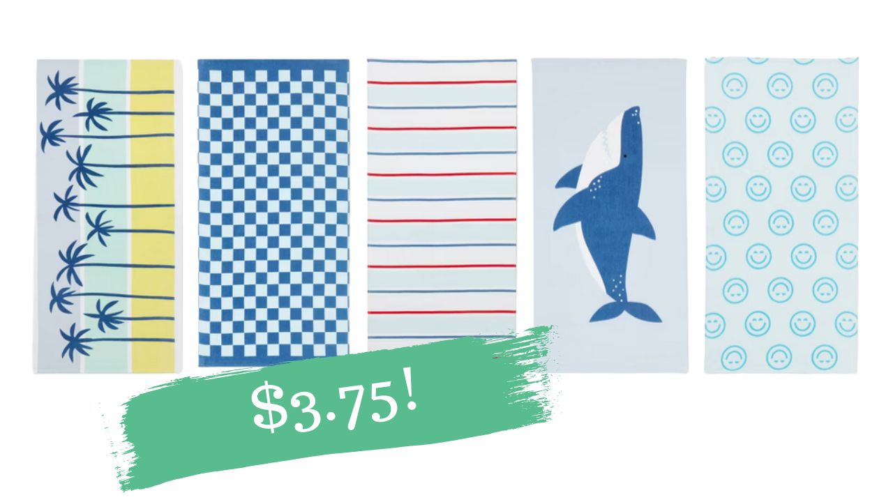 Must-Have Beach Day Steal: $3.75 Beach Towels at Target! :: Southern Savers