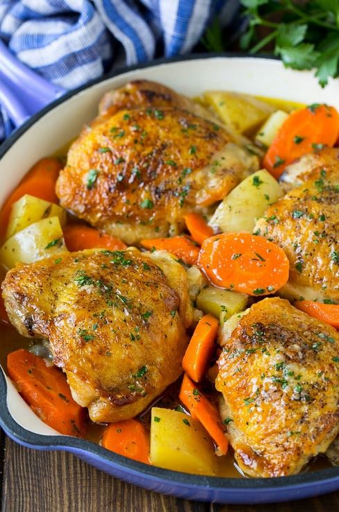 chicken carrots