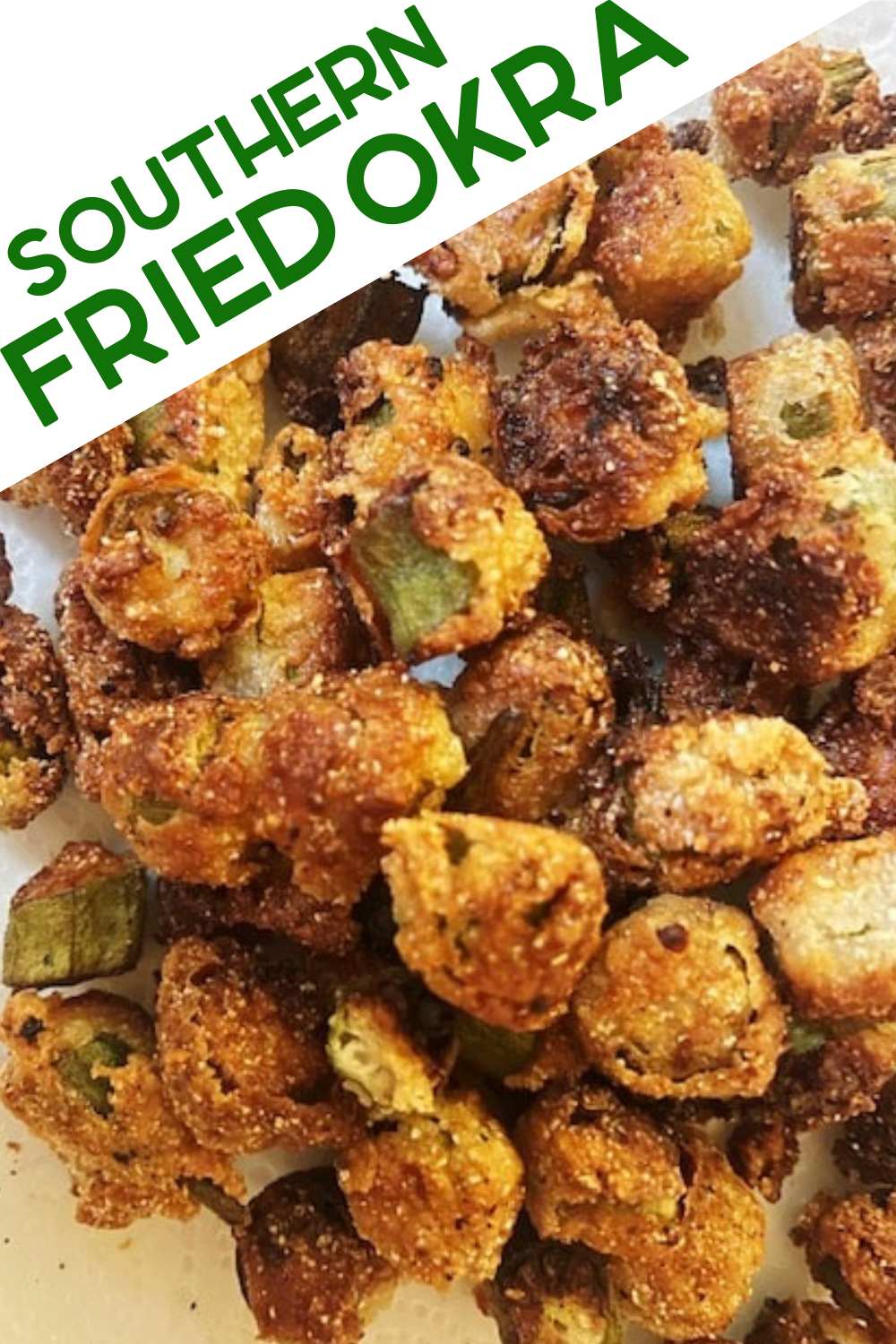 Summer in the South means it's okra season! And this fried okra recipe makes for a delicious, crisp, and flavorful side dish.