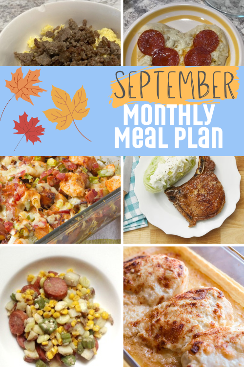 Southern Savers FREE September 2025 Monthly Meal Plan