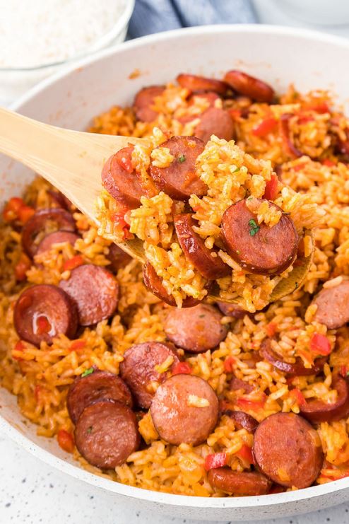 sausage rice