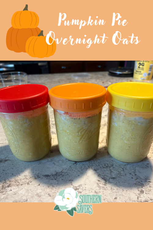 These pumpkin pie overnight oats have all fall flavors and can be tailored to your specific dietary needs. They're perfect for breakfast on the go!