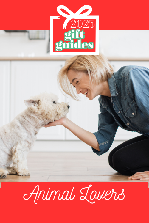 Looking for the perfect Christmas gift for someone in your life? Here are ideas for gifts for animal lovers, whether they are pet owners or not! 