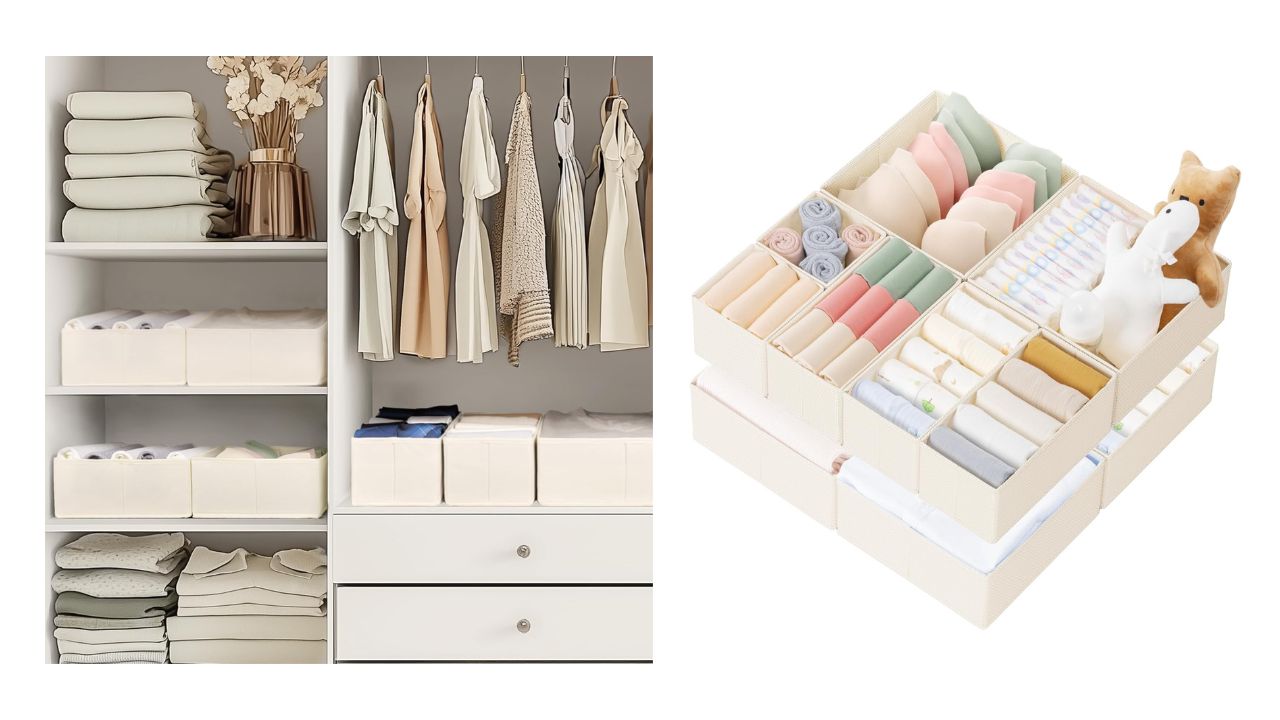 10-Pack Fabric Drawer Organizers $13.88 with Code (reg. $25 ...