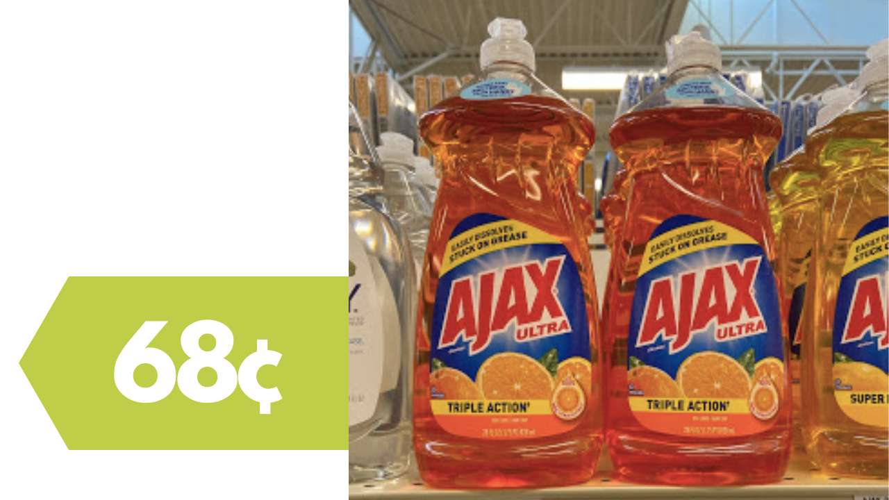 Head to Publix for 68¢ Ajax Dish Liquid