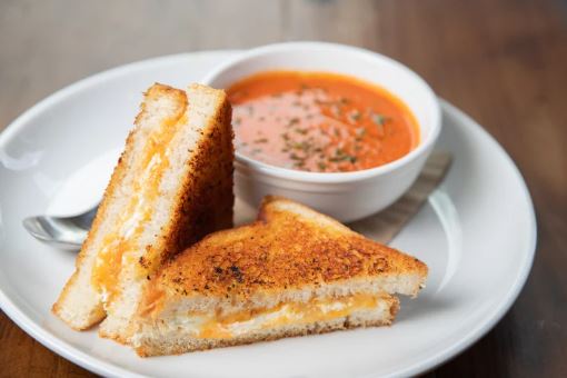 tomato soup grilled cheese