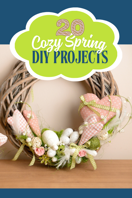 Looking for something to do in your free time this spring? Try one of these 20 cozy spring DIY projects, many of which use things you already have!