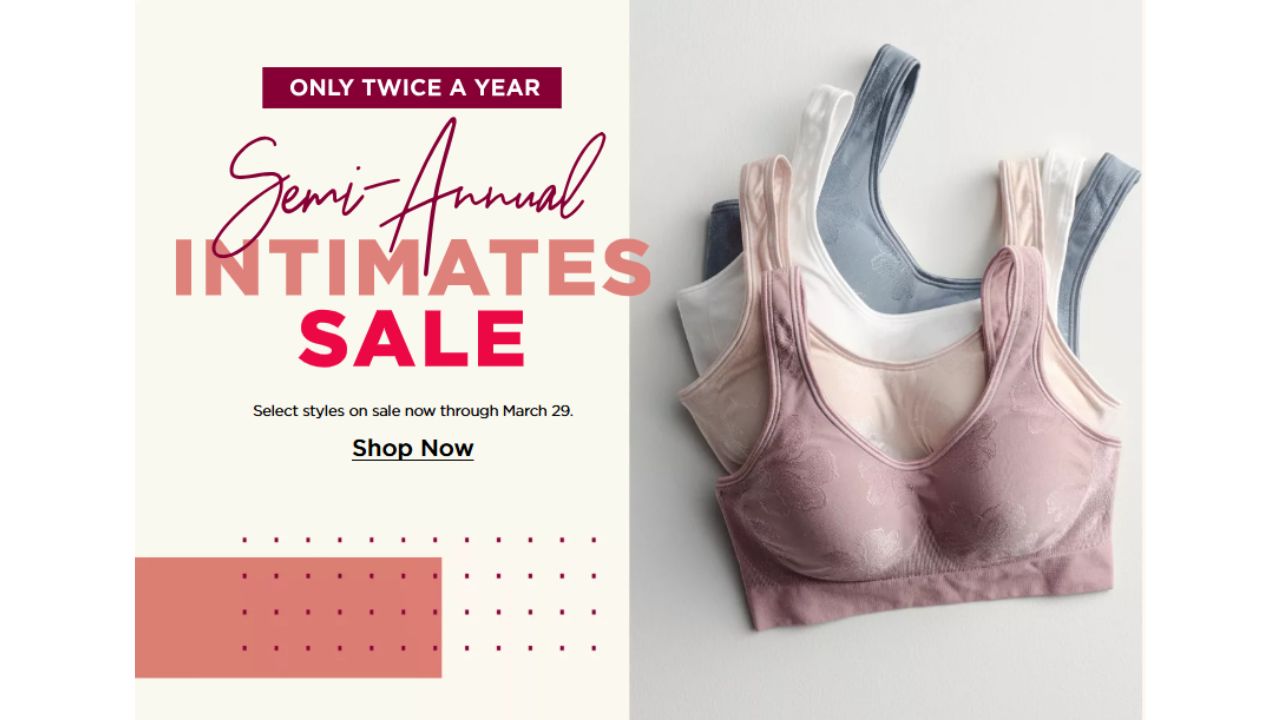 Kohl's Semi-Annual Intimates Sale + Extra 20% Off :: Southern Savers
