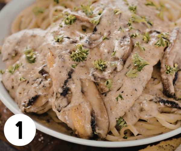 chicken mushroom pasta