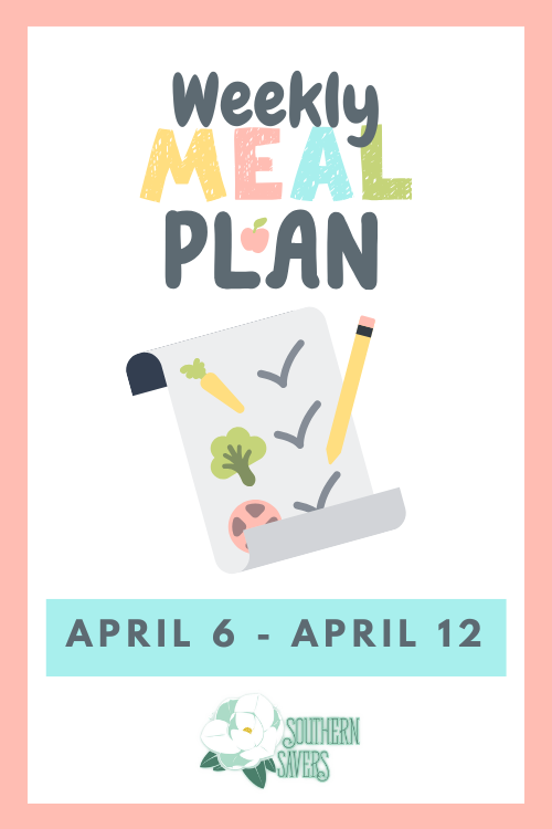 Have a look at what our family is eating this week with my free weekly meal plan for April 6th. I've got breakfast, lunch and dinner ideas!