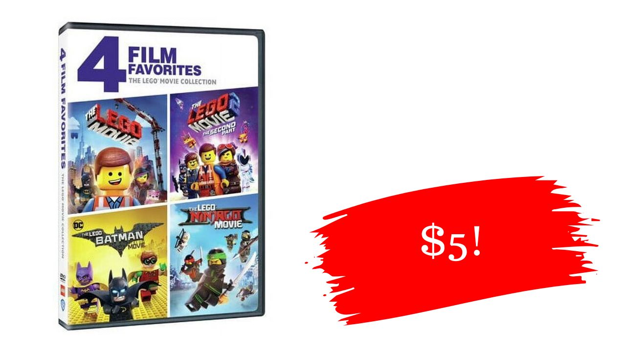 LEGO 4-Film Movie Collection DVD Now Just $5 at Walmart