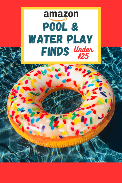 Summer is almost here and there are lots of great pool and water play finds on Amazon for under $25--from goggles to diving toys to floats!