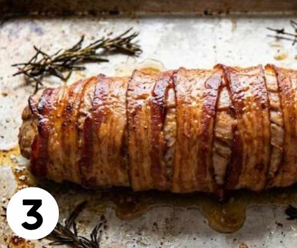 bacon wrapped pork tenderloin