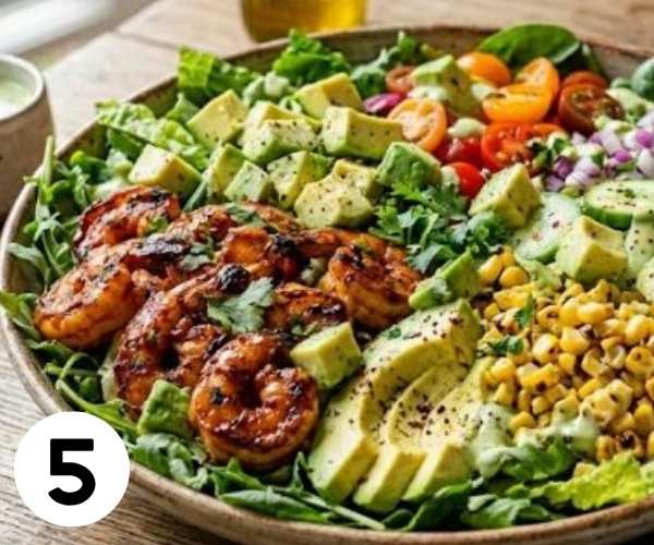 bbq shrimp salad