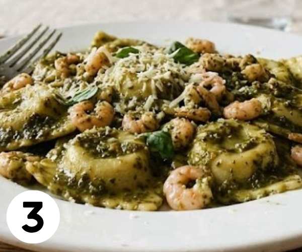shrimp ravioli