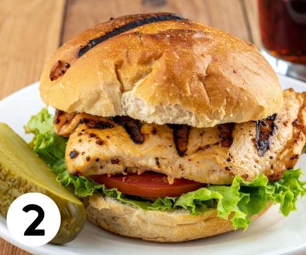 grilled chicken sandwiches